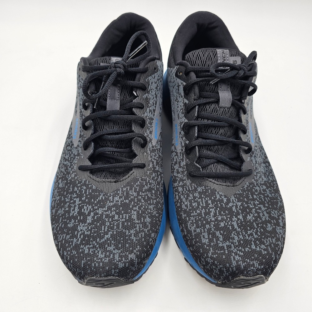 Brooks Launch 6 Mens Running Shoes Black Grey Blue 1102971D011 Size 11 - Picture 2 of 10